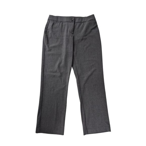 Briggs Poly Blend Charcoal Pants Trousers Work Career Straight Leg Sz 12 - Picture 2 of 4